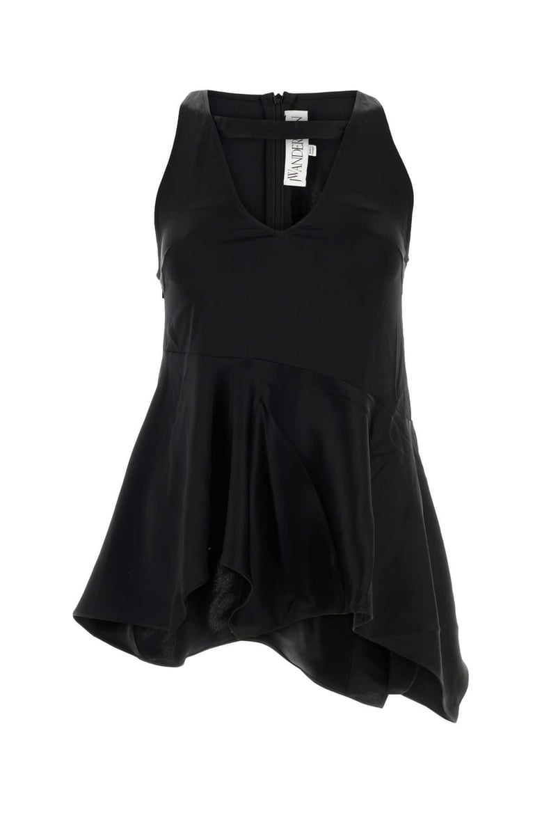 black satin top by Selfnex