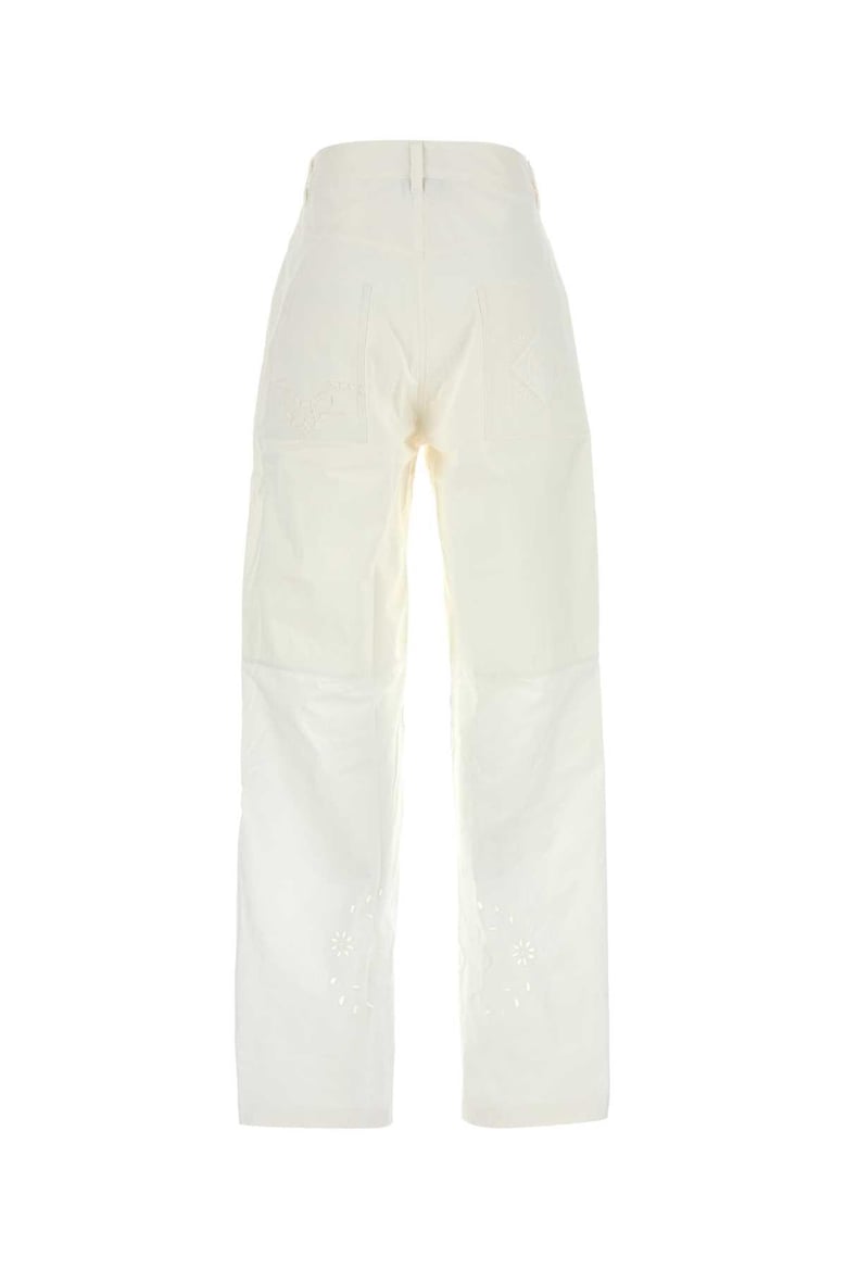white cotton pant by Selfnex