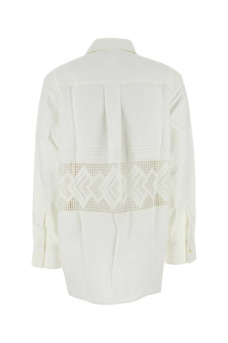 white cotton shirt by Selfnex