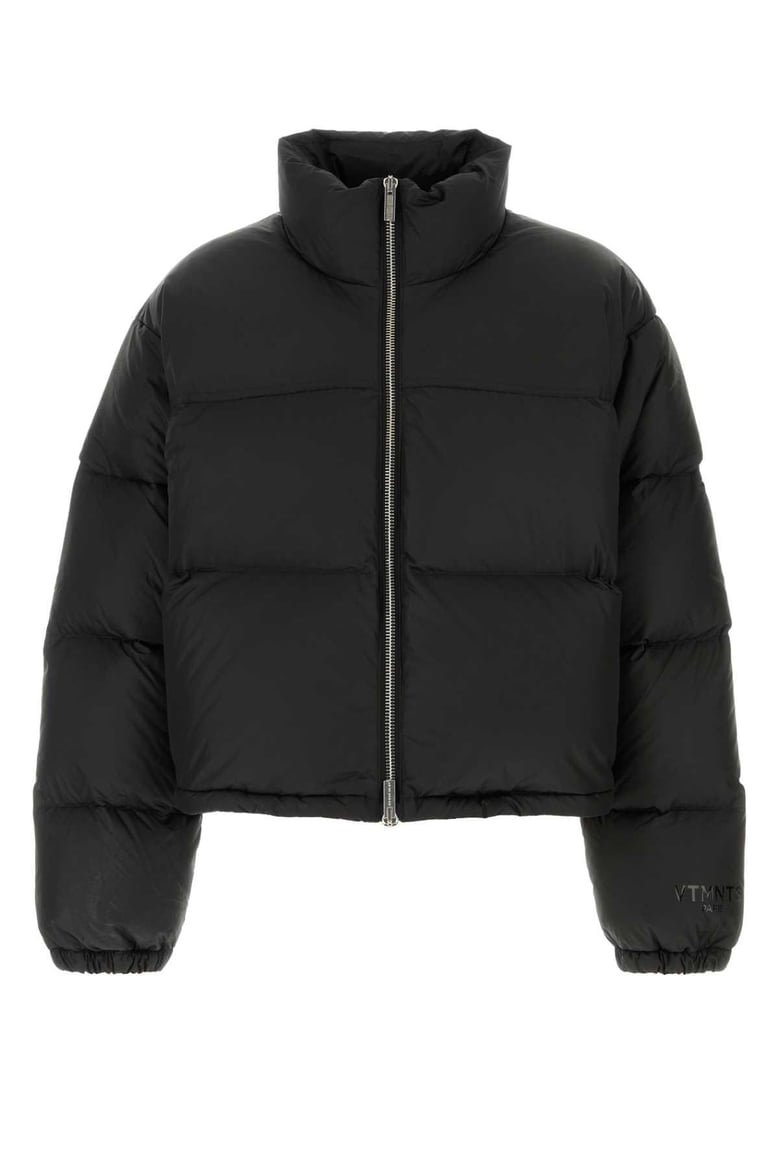 black polyester down jacket by Selfnex