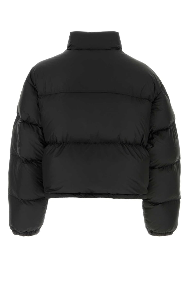 black polyester down jacket by Selfnex