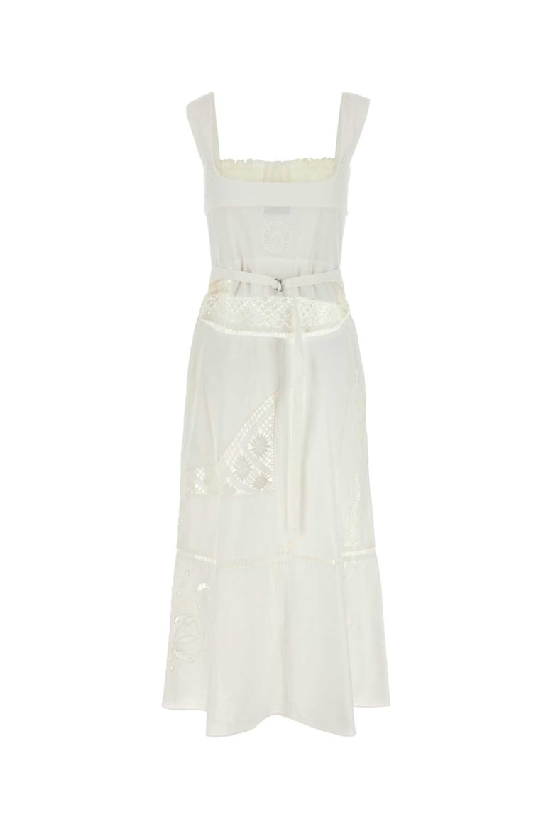 white cotton dress by Selfnex