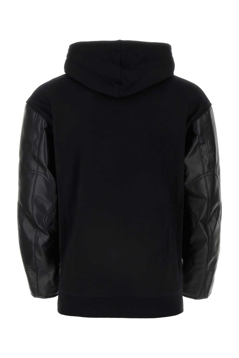 black cotton junya watanabe x patta sweatshirt by Selfnex