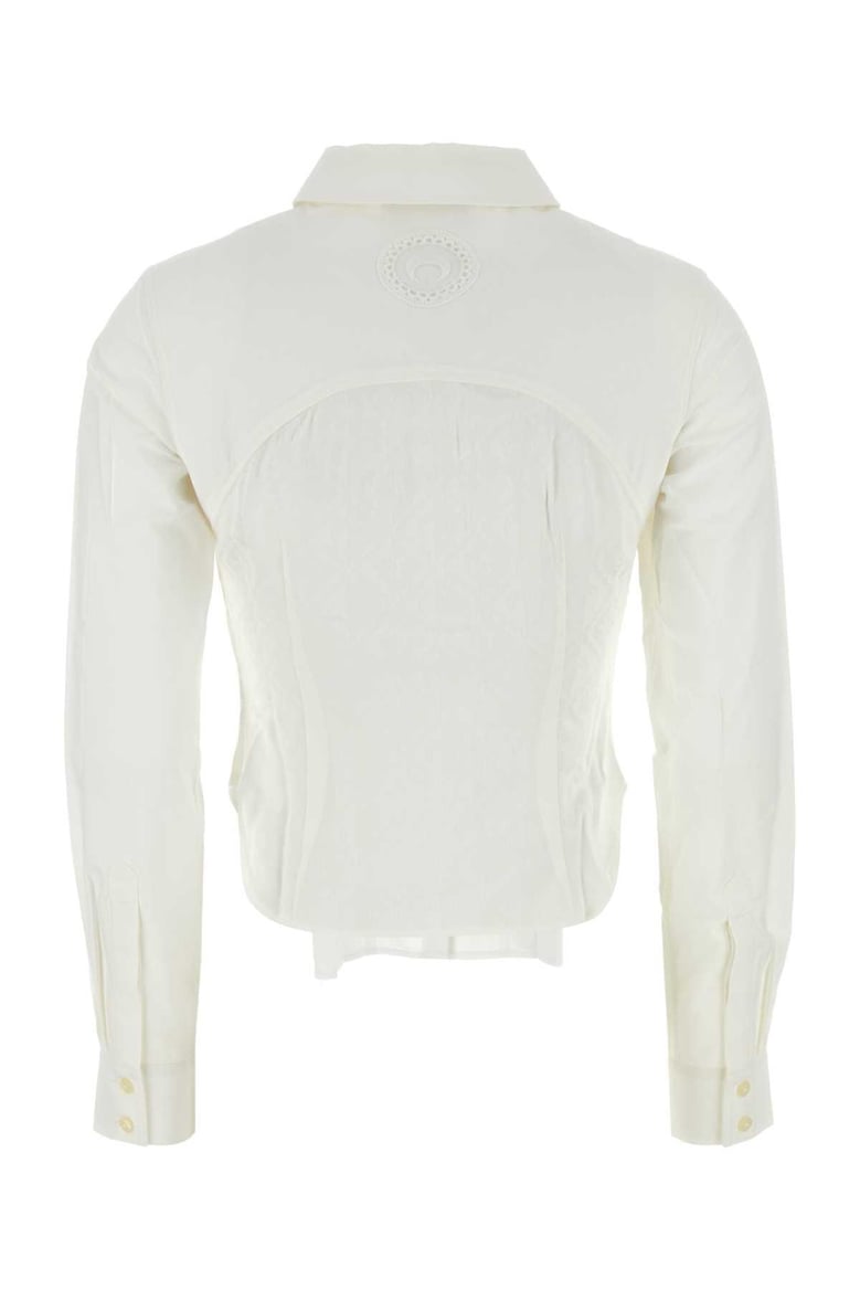 white cotton shirt by Selfnex