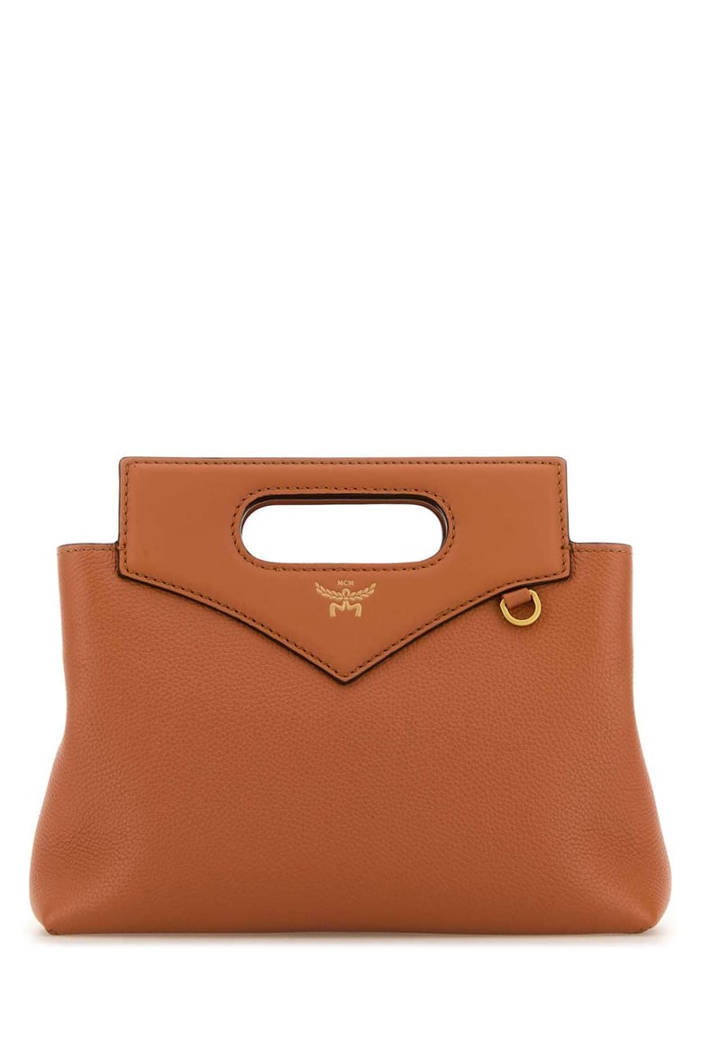 caramel leather mini soft diamond handbag by Selfnex