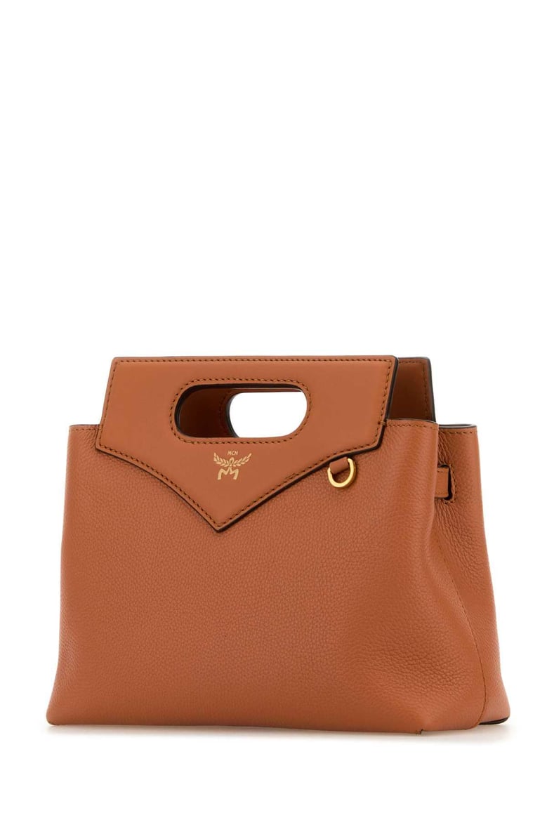 caramel leather mini soft diamond handbag by Selfnex