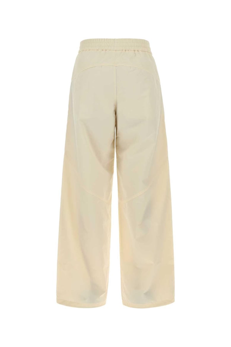 ivory nylon pant by Selfnex