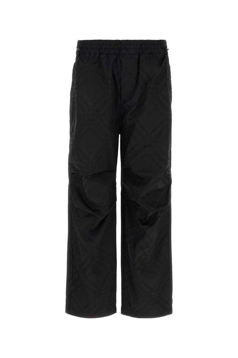 black nylon pant by Selfnex