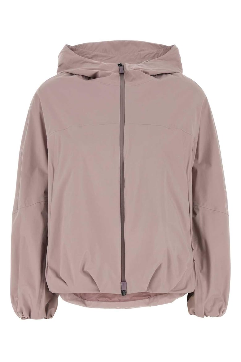 pink nylon jacket by Selfnex