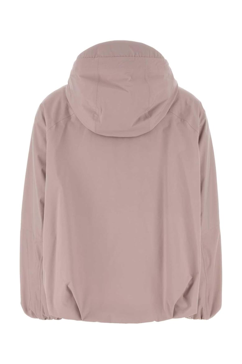 pink nylon jacket by Selfnex
