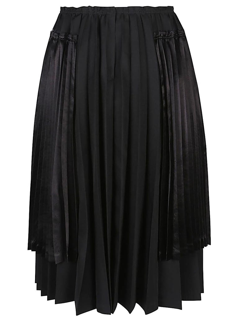 black polyester clothing skirts by Selfnex