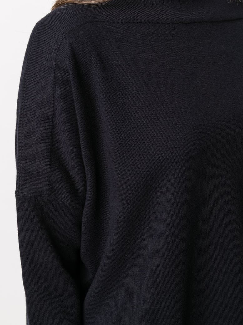 cotton boat-neck sweater by Selfnex