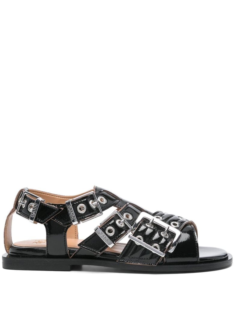 feminine buckle sandals by Selfnex