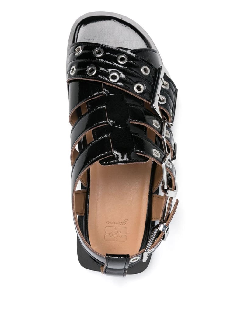 feminine buckle sandals by Selfnex