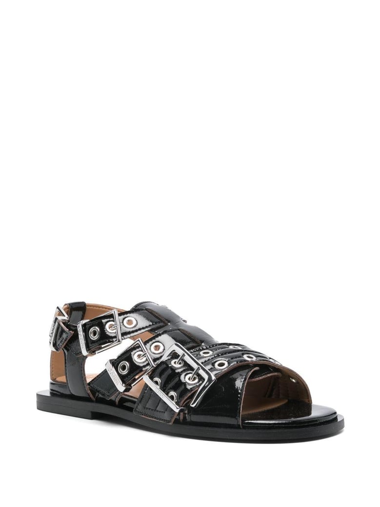 feminine buckle sandals by Selfnex