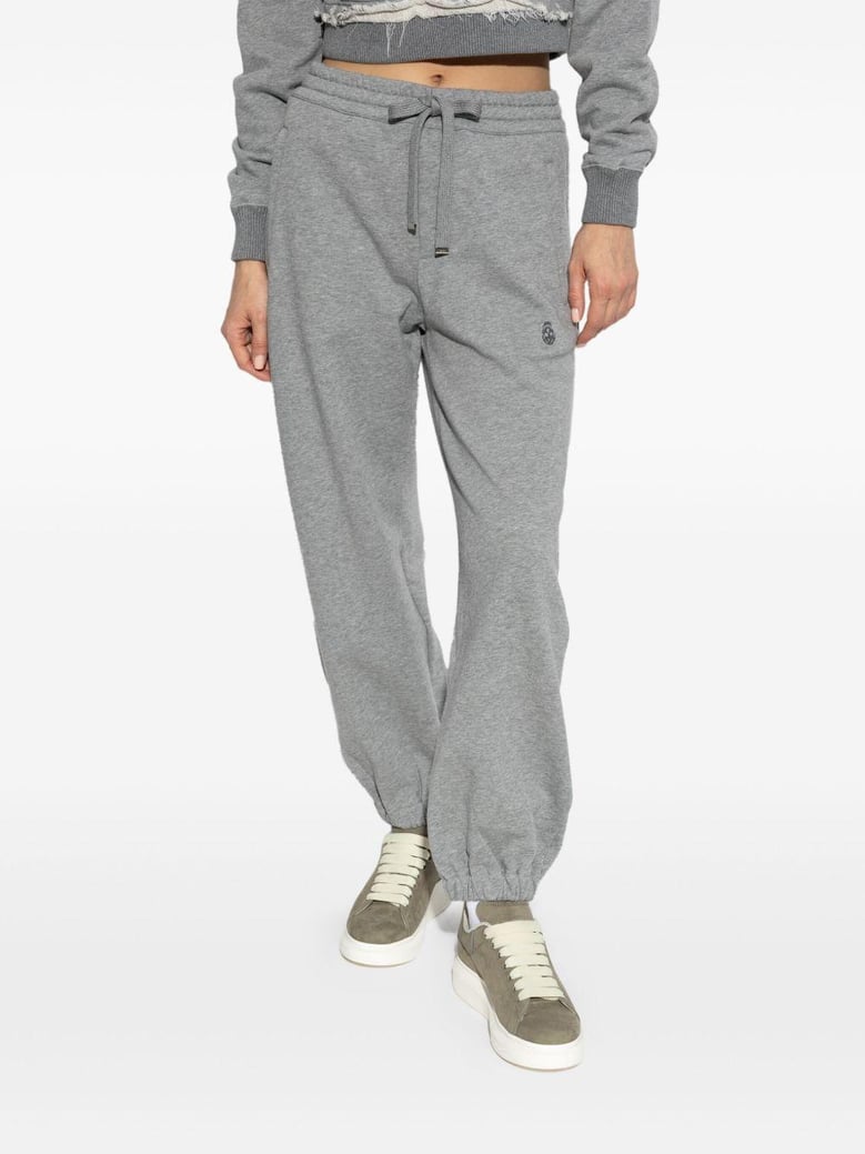 grey cotton trousers by Selfnex