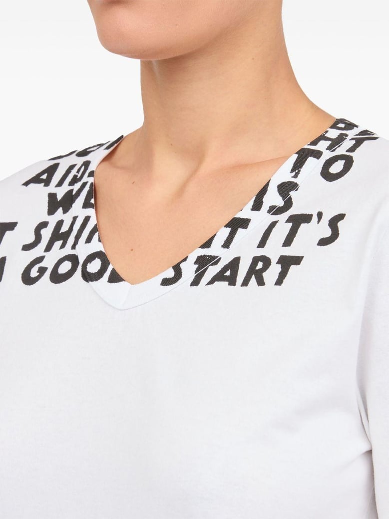 printed cotton t-shirt by Selfnex
