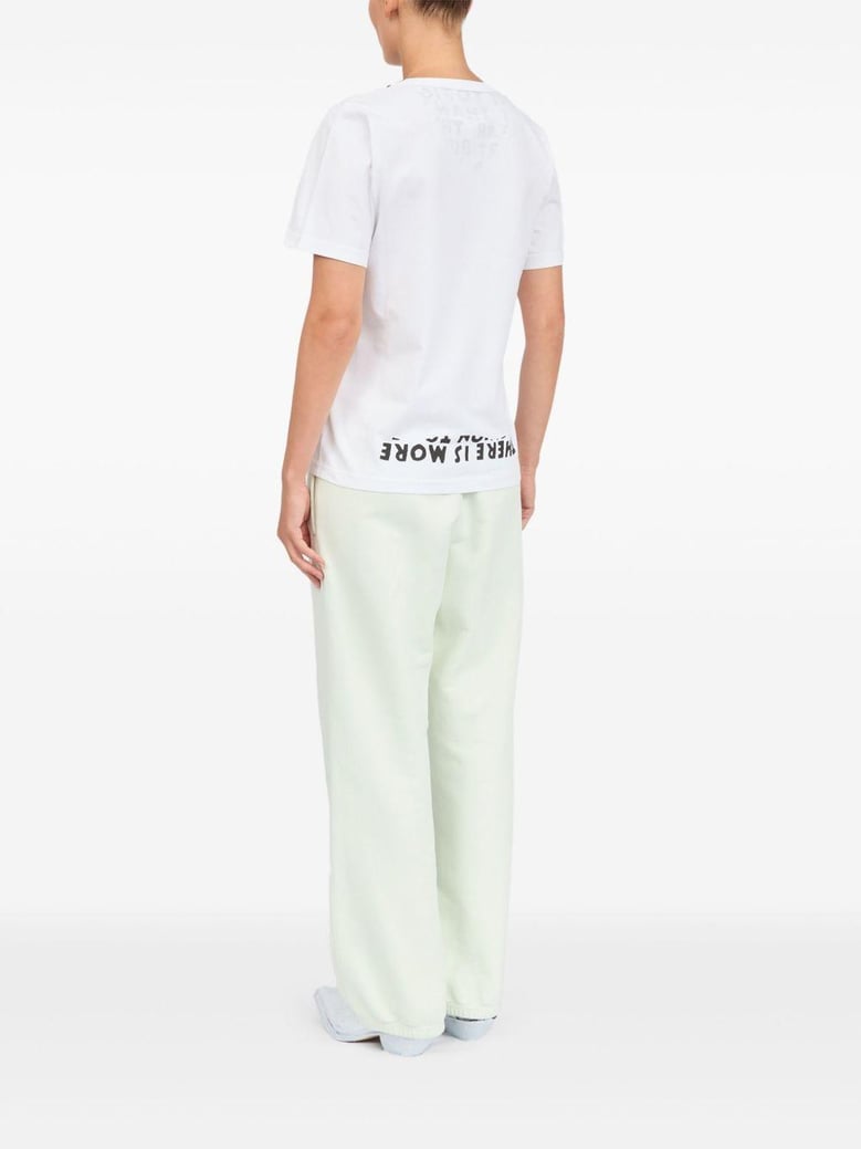 printed cotton t-shirt by Selfnex