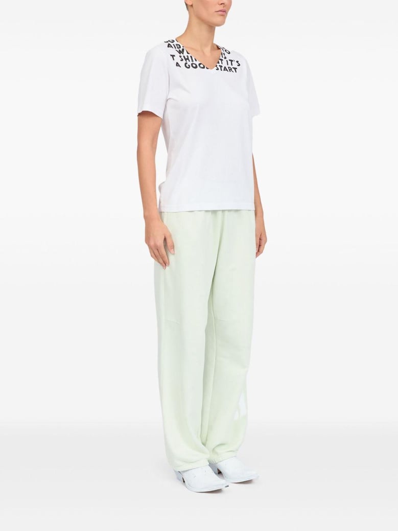 printed cotton t-shirt by Selfnex