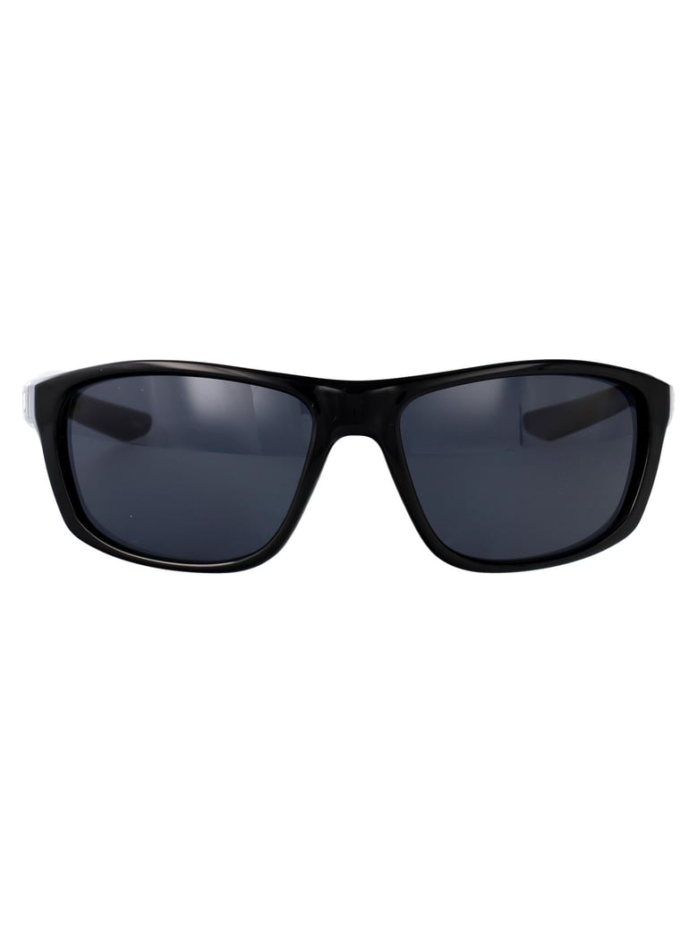black/dark grey acetate sunglasses by Selfnex