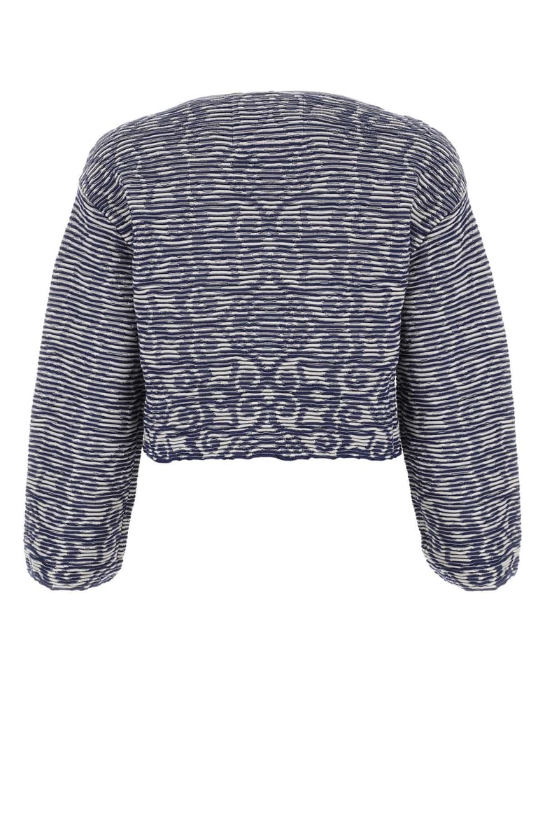 multicolor denim top by Selfnex