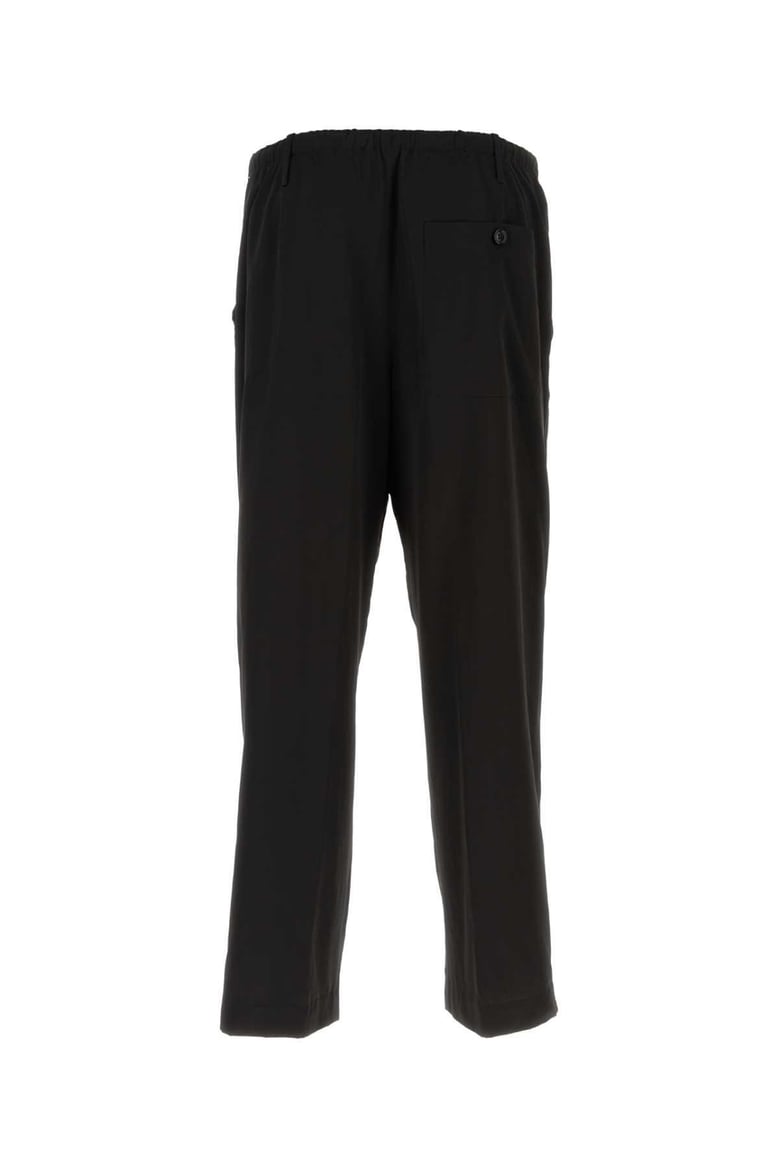 black viscose blend pant by Selfnex