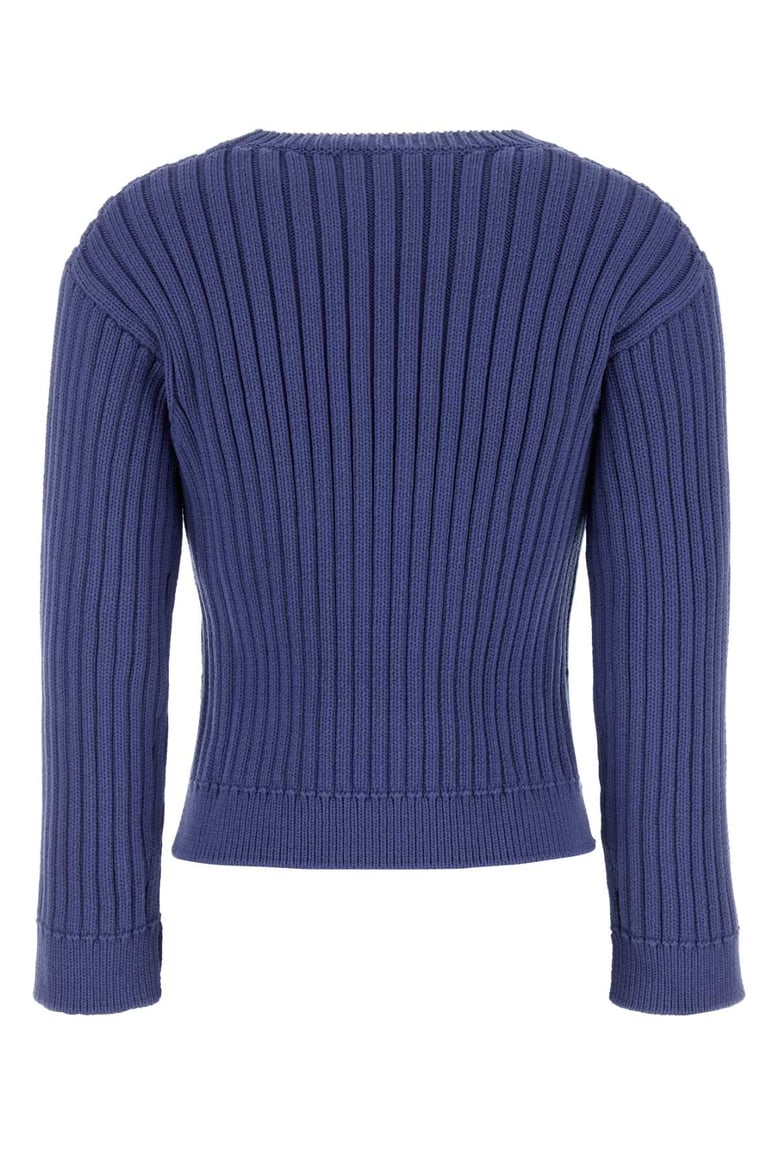 cerulean cotton blend sweater by Selfnex