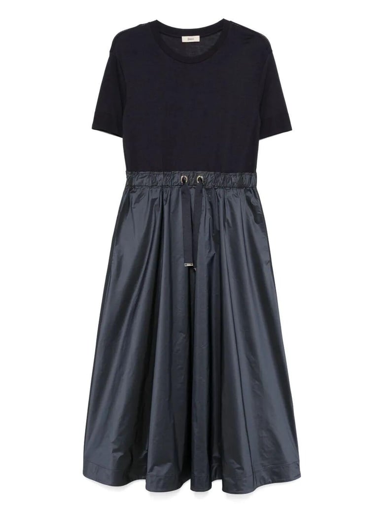 panelled midi dress by Selfnex