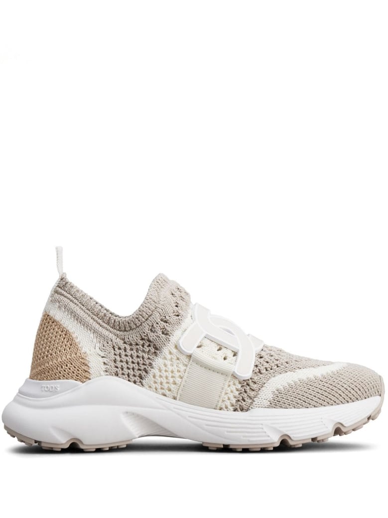 slip-on sneakers in crochet fabric by Selfnex
