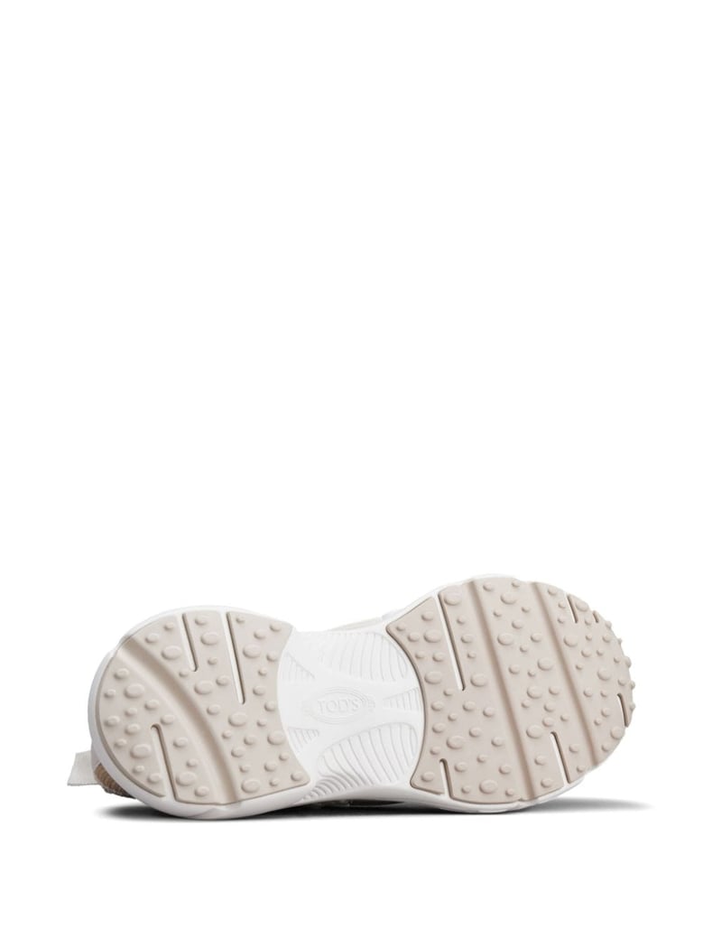 slip-on sneakers in crochet fabric by Selfnex