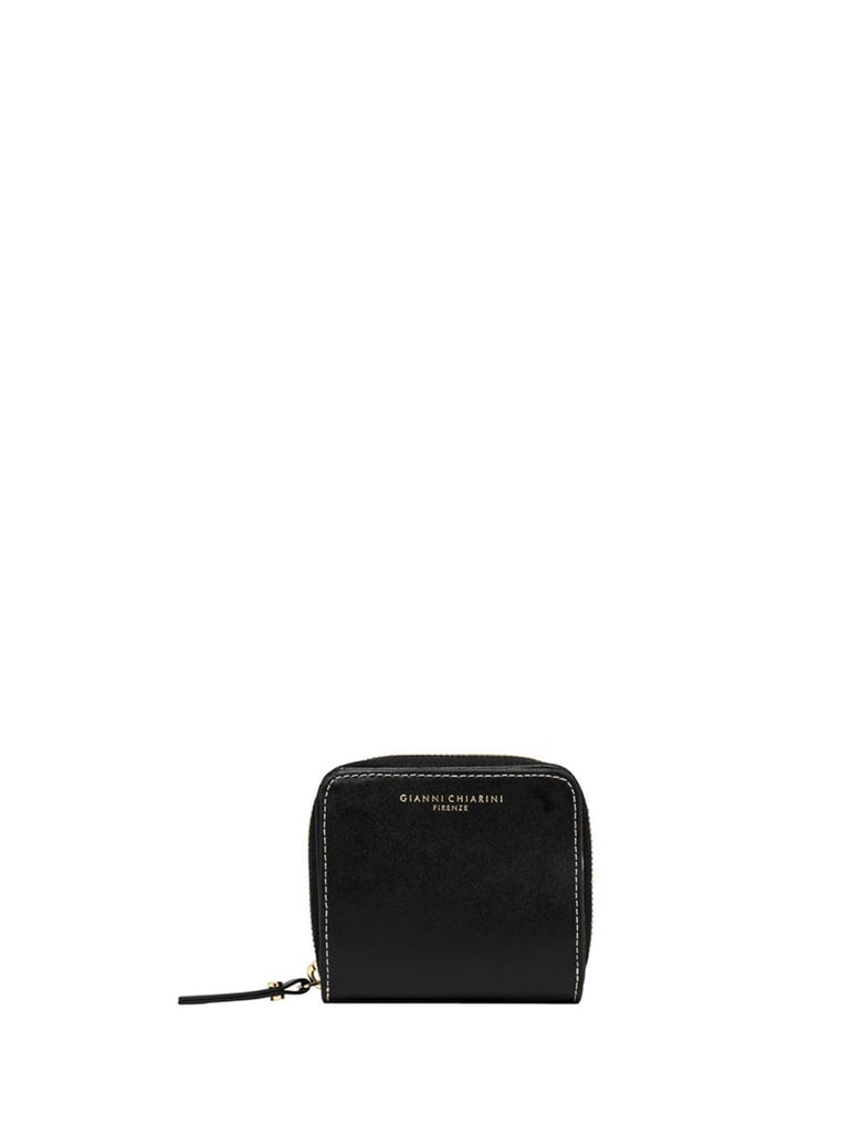 small black cowhide wallet by Selfnex
