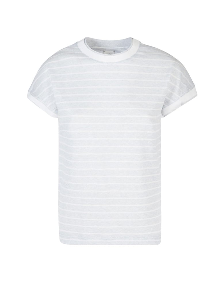 striped linen t-shirt by Selfnex