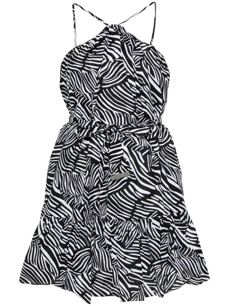 halter neck mini dress by Selfnex