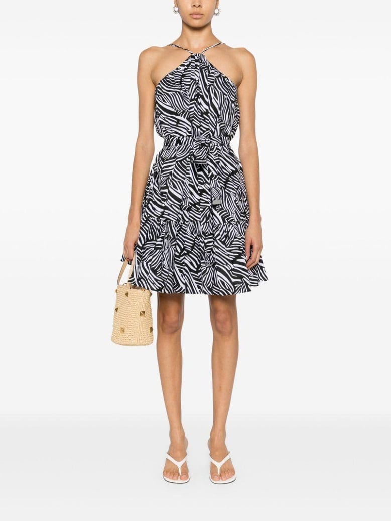 halter neck mini dress by Selfnex