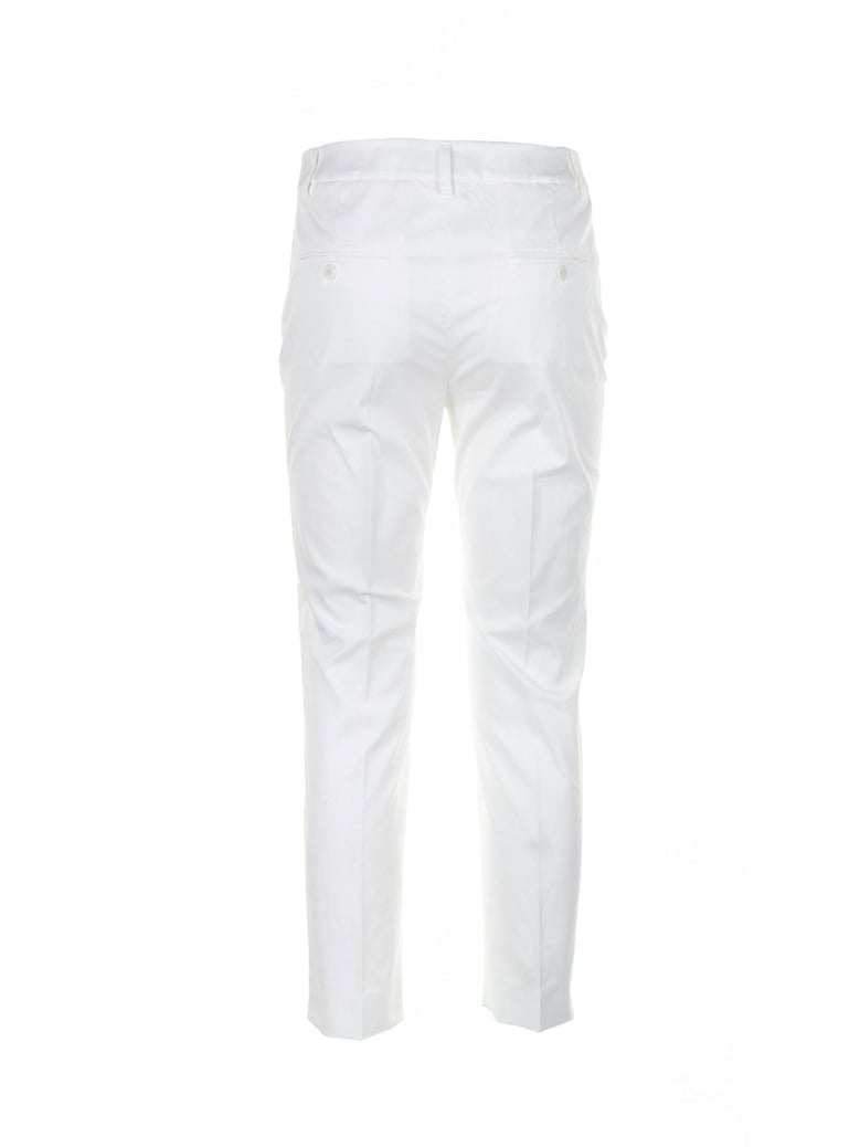 white cotton trousers by Selfnex