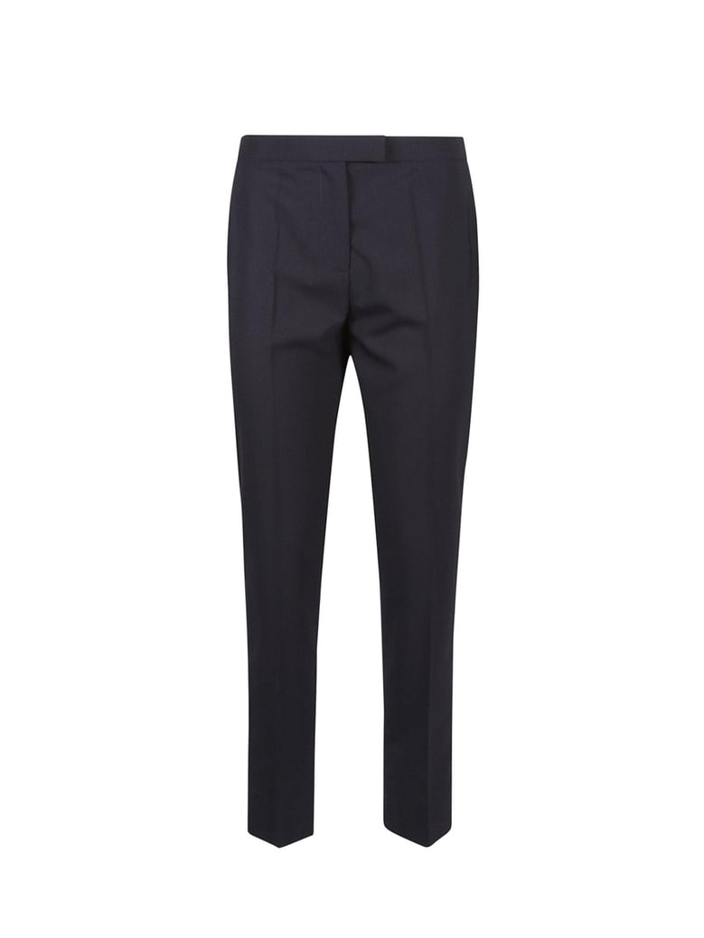 navy blue cotton trousers by Selfnex