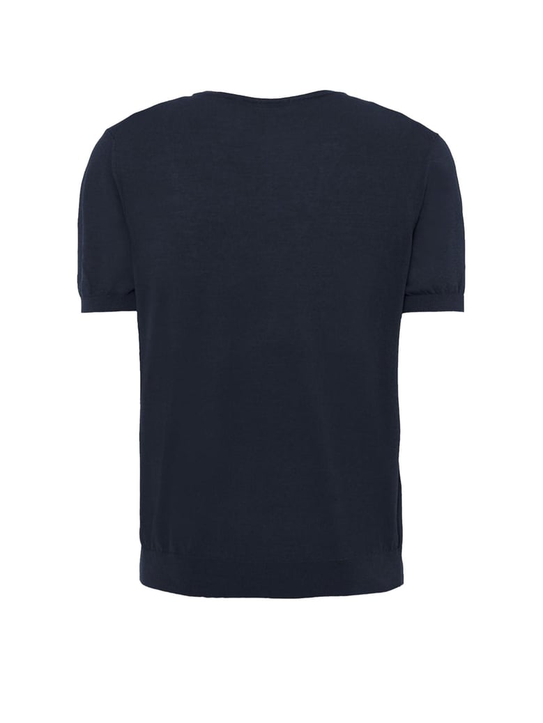 navy blue cotton t-shirt by Selfnex