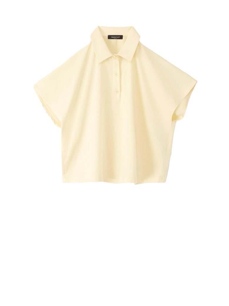yellow jersey polo shirt by Selfnex