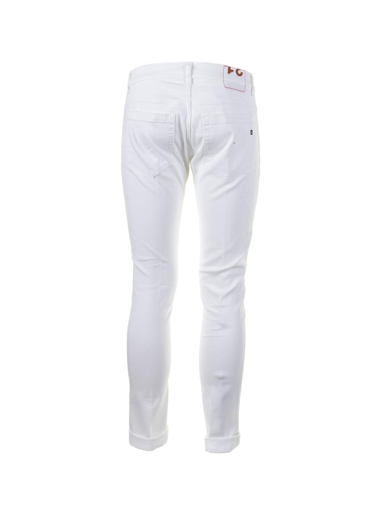 jeans in white denim by Selfnex