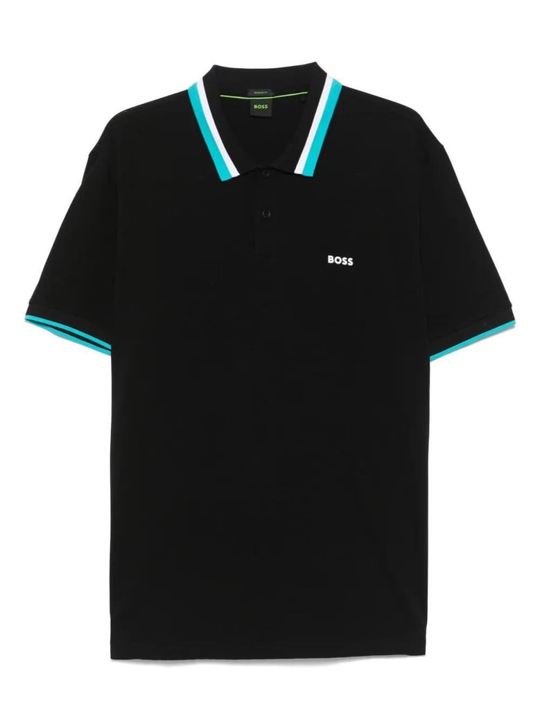 cotton-piqué polo shirt by Selfnex