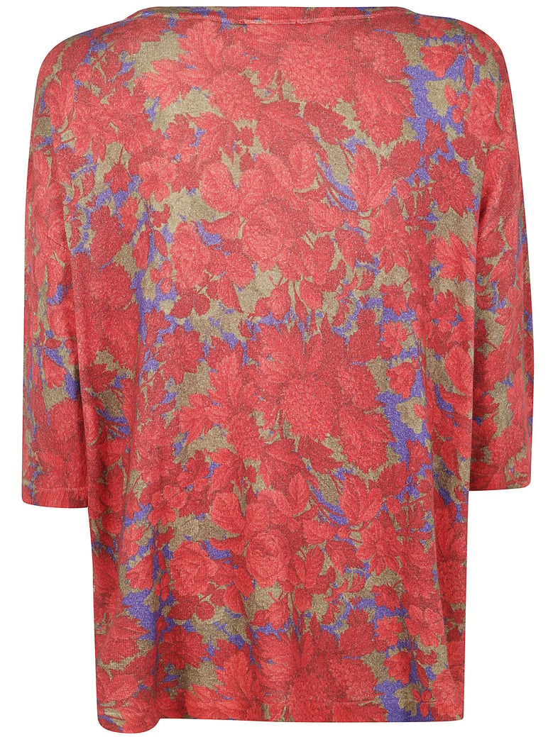 squared round neck sweater by Selfnex