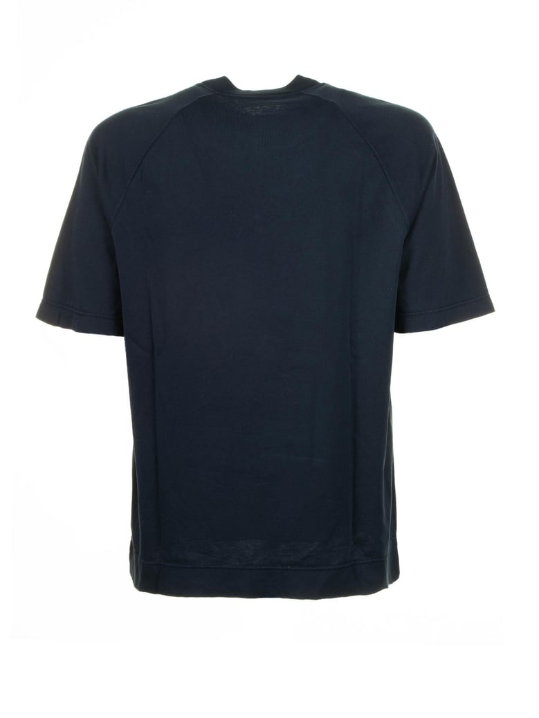 navy blue crew-neck t-shirt by Selfnex