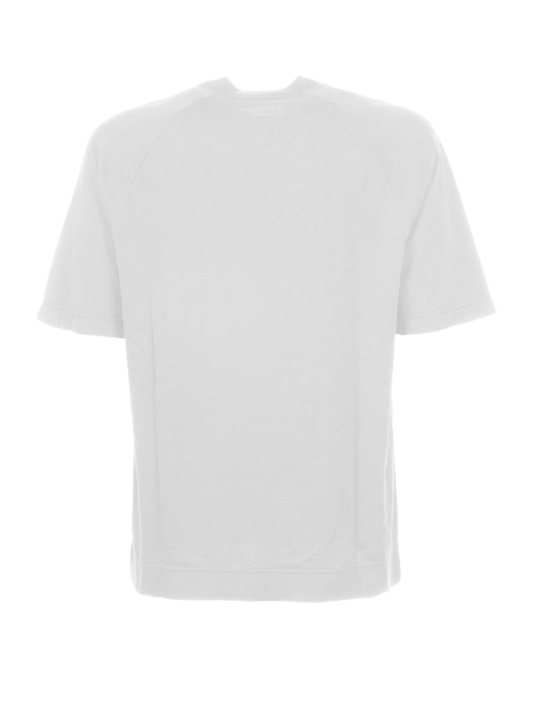 white crew-neck t-shirt by Selfnex