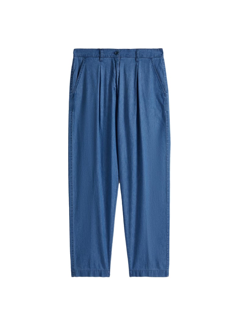 wide blue trousers by Selfnex