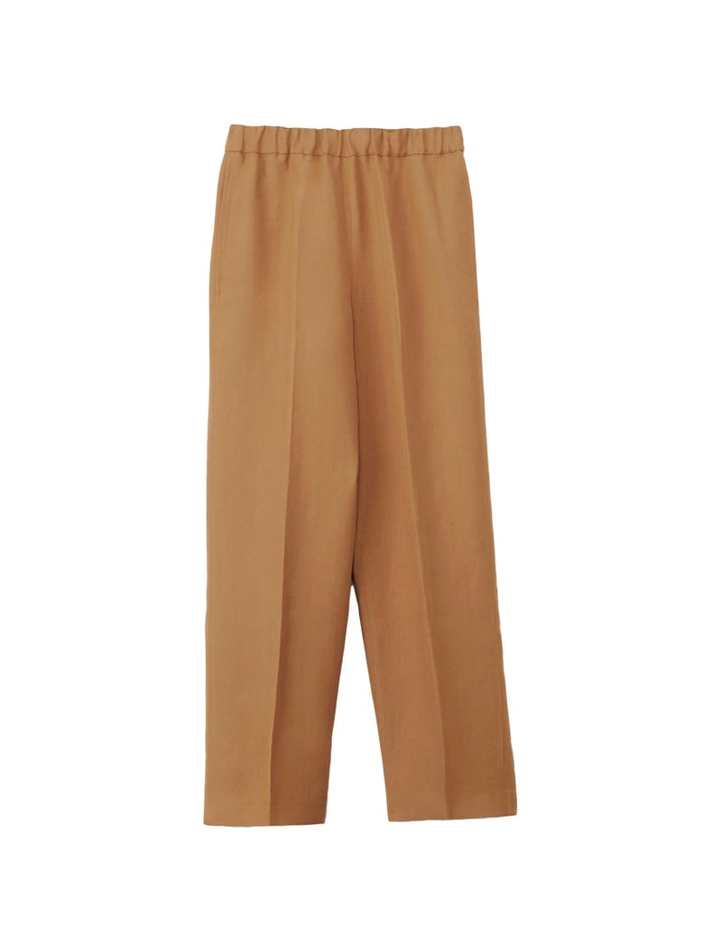 jogging trousers in linen and viscose by Selfnex