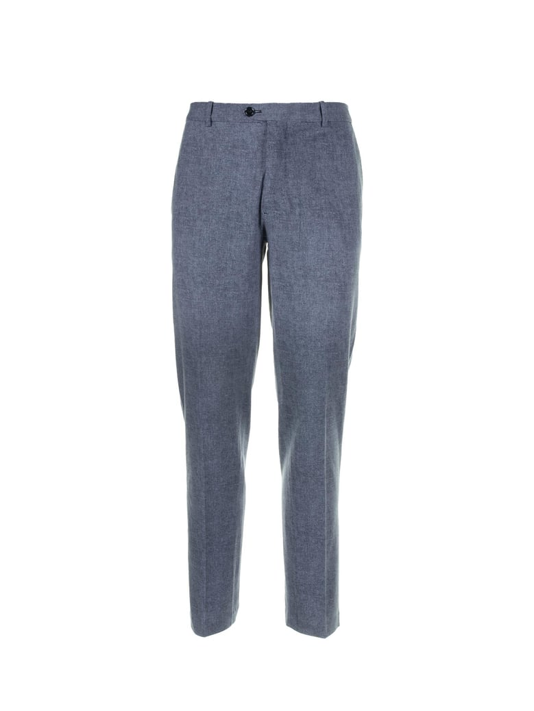 indigo chino trousers by Selfnex