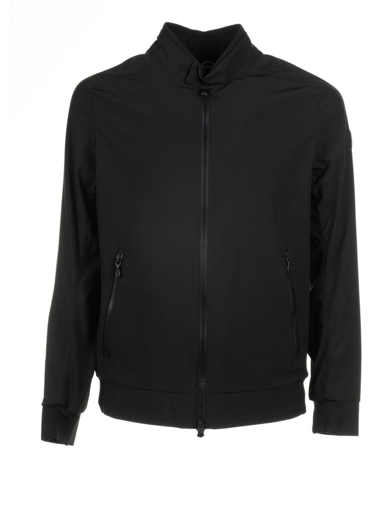 black softshell biker jacket by Selfnex