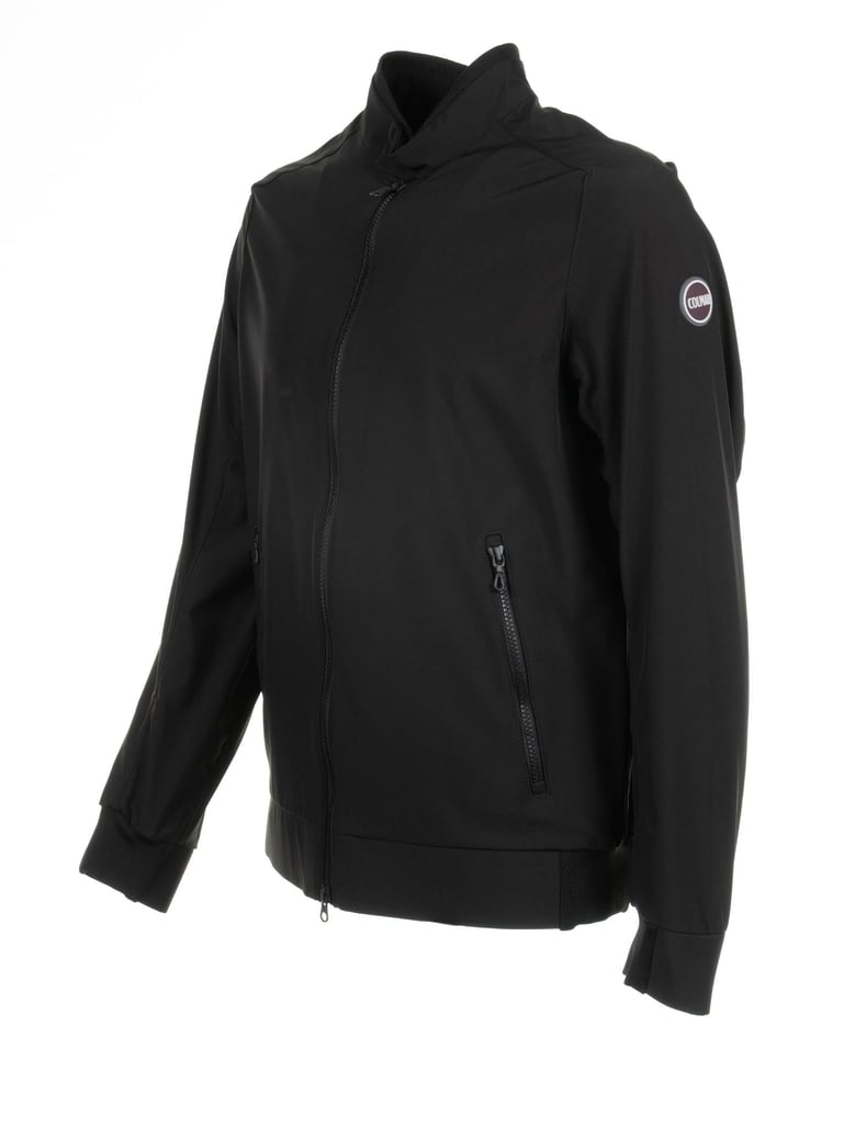 black softshell biker jacket by Selfnex