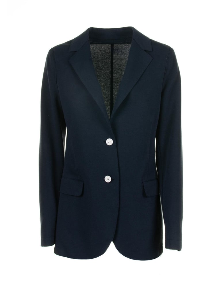 blue single-breasted jacket by Selfnex