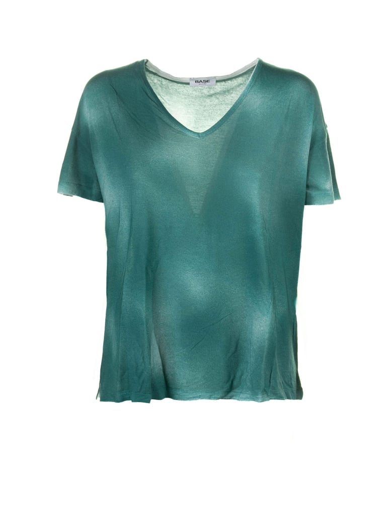 green t-shirt with shades by Selfnex